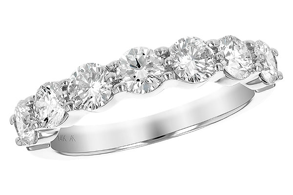 C138-33443: LDS DIA WED RG 1.50 TW (7 STONES)