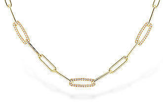 C319-18907: NECKLACE .75 TW (17 INCHES)