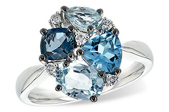D234-65188: LDS RG 2.57 BLUE TOPAZ 2.65 TGW