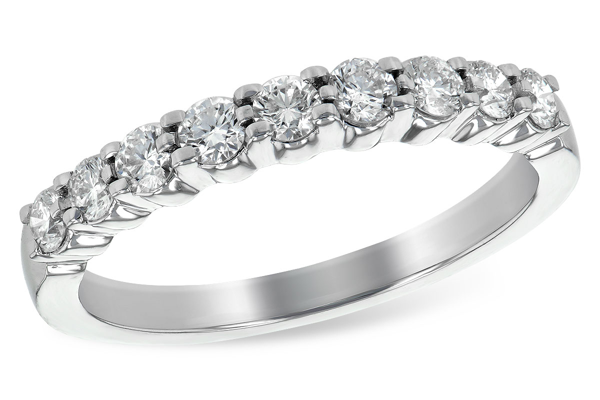 D234-68870: LDS WED RG .50 TW (9 STONES)