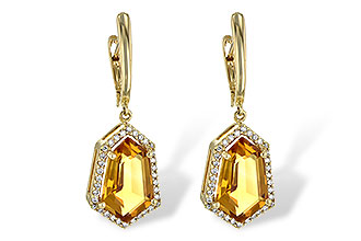 D235-56134: EARR 3.80 TW CITRINE 4.05 TGW