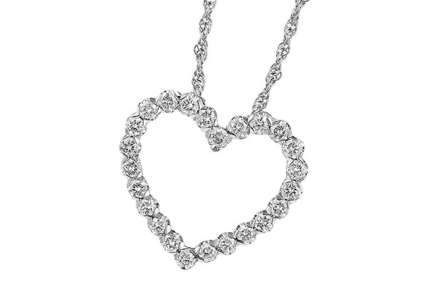 D318-34343: NECKLACE .50 TW