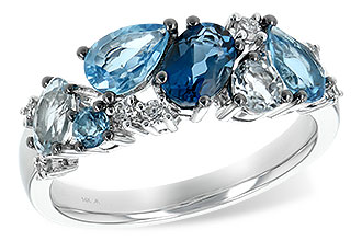 F234-64361: LDS RG 2.05 BLUE TOPAZ 2.16 TGW