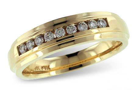 H139-24333: K138-32461 ALL YELLOW GOLD .25 TW