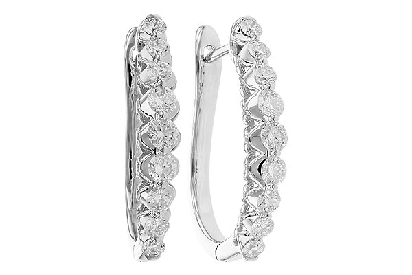 K319-21570: EARRINGS 1.00 TW