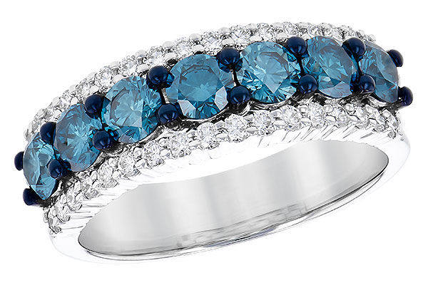 L234-67051: LDS WED RG 1.26 BLUE DIAS 1.70 TGW