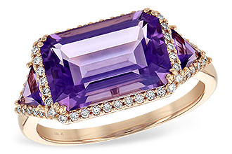 L235-56133: LDS RG 3.48 TW AMETHYST 3.70 TGW (12x8MM)