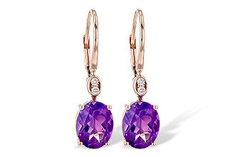L235-63370: EARR 2.85 TW AMETHYST 2.90 TGW (9x7MM AMY)