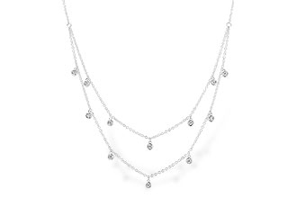 L319-19806: NECKLACE .22 TW (18 INCHES)