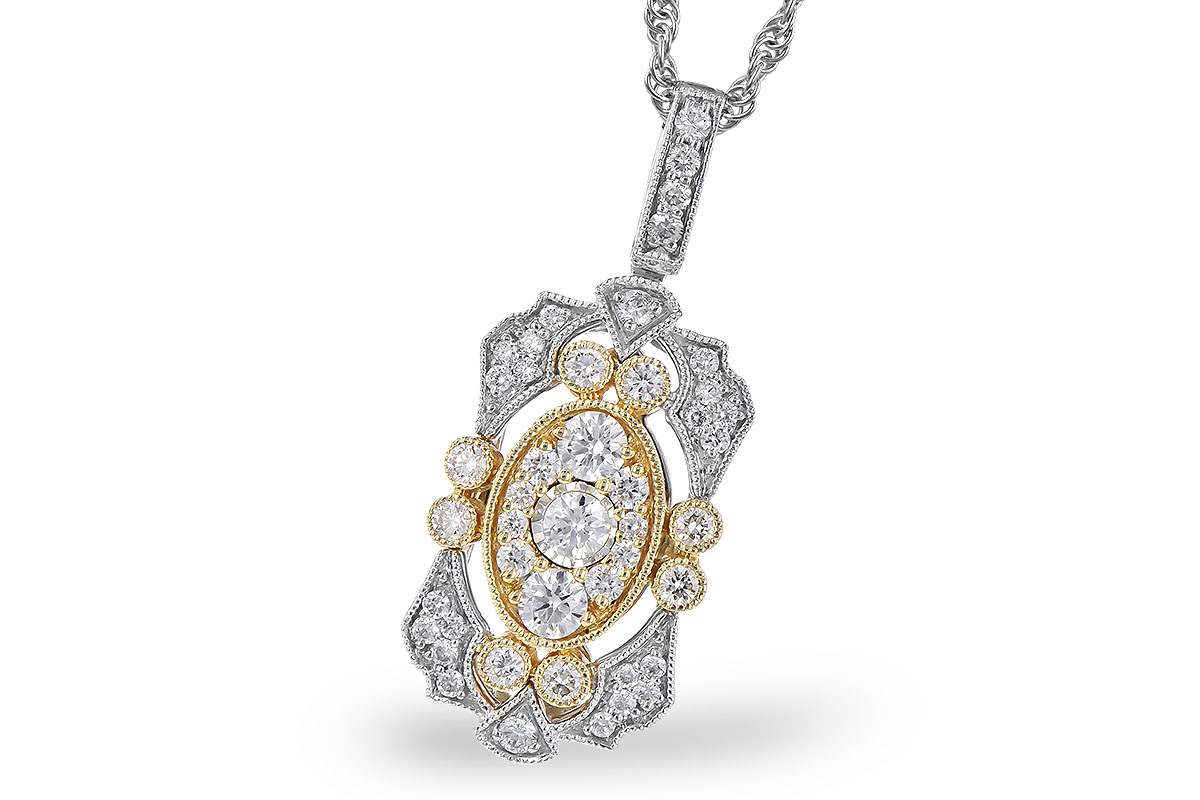 M318-33406: NECKLACE .50 TW
