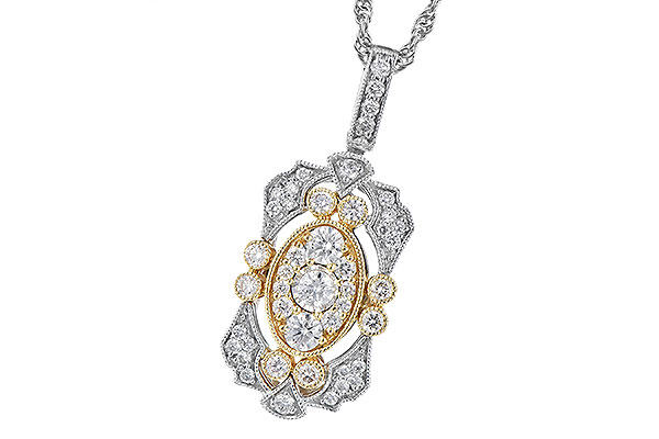M318-33406: NECKLACE .50 TW